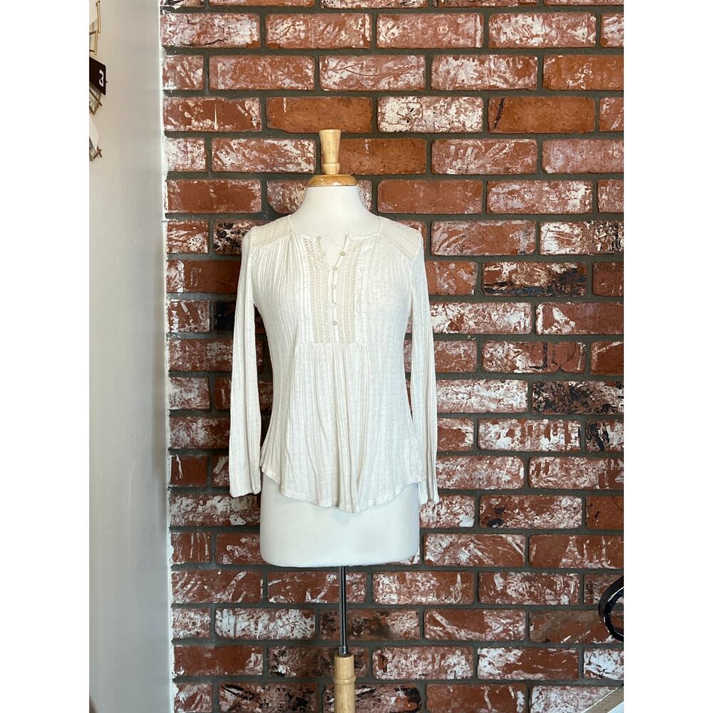 Cream Boho blouse